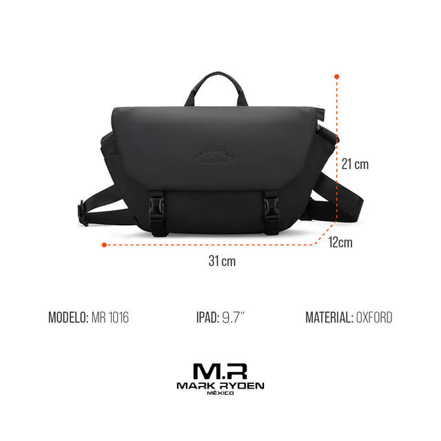 Bandolera Mark Ryden MR1016 | Estilo Urbano, Repelente al agua
