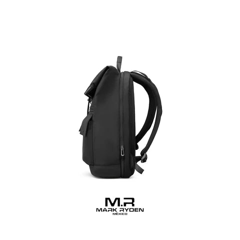 Mochila Mark Ryden Business de Gran Capacidad para Laptop – Diseño con Solapa y Hebilla, Ideal para Viaje y Trabajo MR 1696