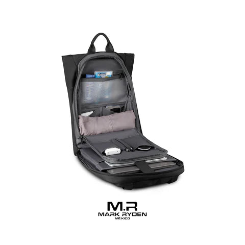 Mochila Mark Ryden Business de Gran Capacidad para Laptop – Diseño con Solapa y Hebilla, Ideal para Viaje y Trabajo MR 1696