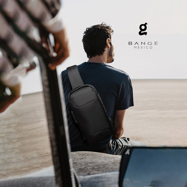 Mochila Cruzada Aesthetic con Candado TSA y Puerto USB | Bange – Compatible con iPad 9.7” BG-22085