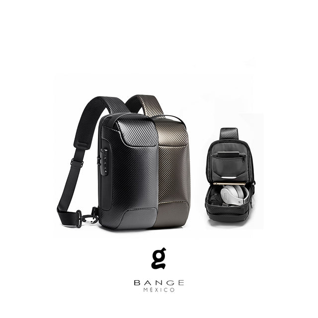 Mochila Cruzada Aesthetic con Candado TSA y Puerto USB | Bange – Compatible con iPad 9.7” BG-22085