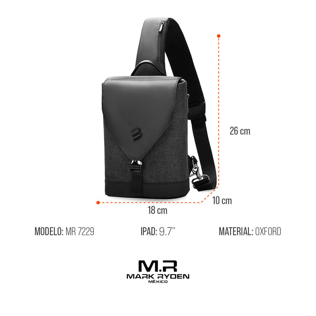 Bandolera Cruzada Repelente Mark Ryden MR7229: Elegancia Urbana para el Profesional Móvil