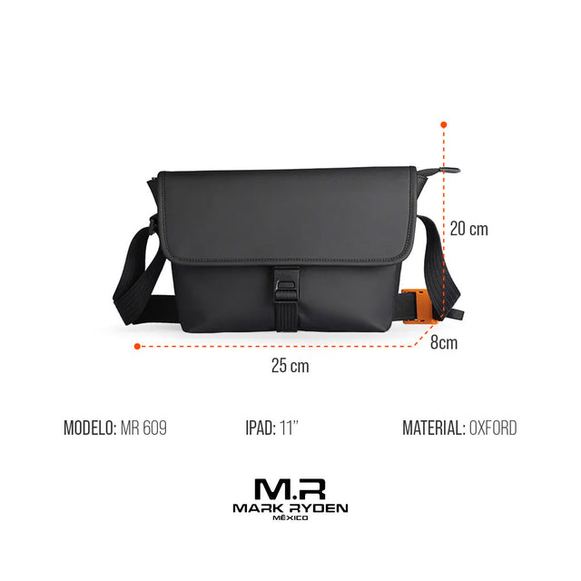 Bolso Cruzado Mark Ryden MR609 | Repelente al Agua con Bolsillos Funcionales