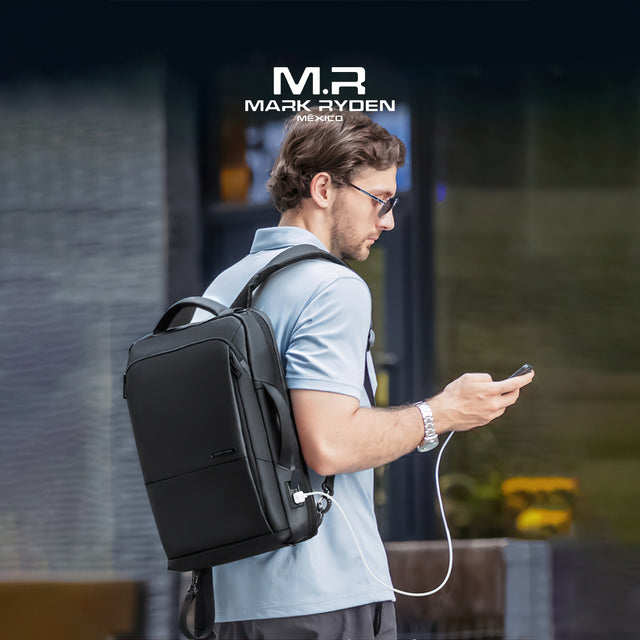 Mochila para Laptop 15.6” Mark Ryden MR9533SJ | Convertible en Maleta, Puerto USB-C