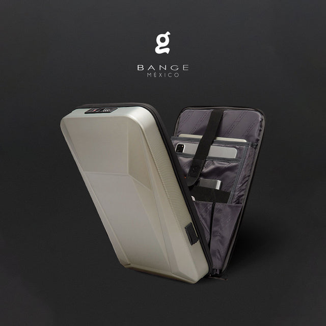 Mochila de Tapa dura Bange BG-7682-D | Impermeable y con Candado TSA