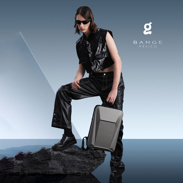 Mochila de Tapa dura Bange BG-7682-D | Impermeable y con Candado TSA