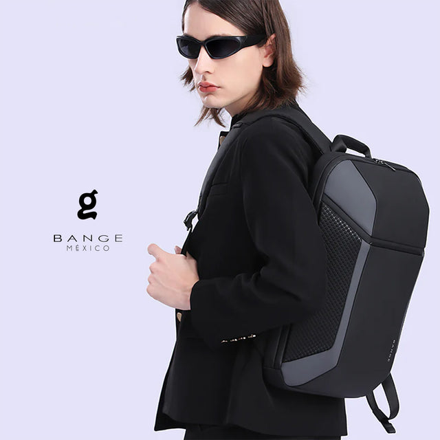 Mochila moderna Bange BG-7710 | Para laptop de 15.6” Diseño en piel sintética