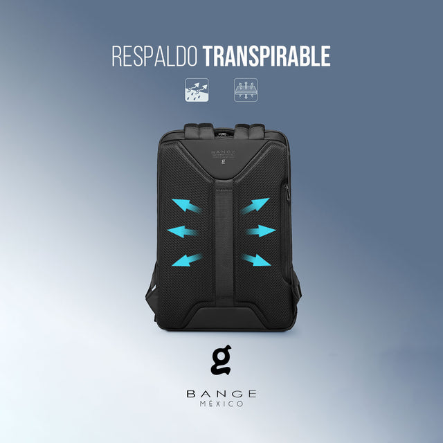 Mochila Moderna Bange BG-2913 | con Cadena retráctil para llaves