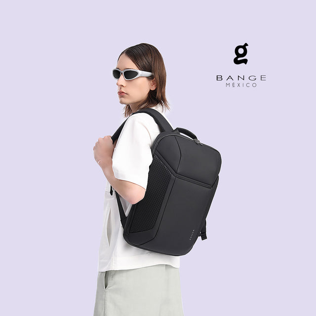 Mochila moderna Bange BG-7710 | Para laptop de 15.6” Diseño en piel sintética