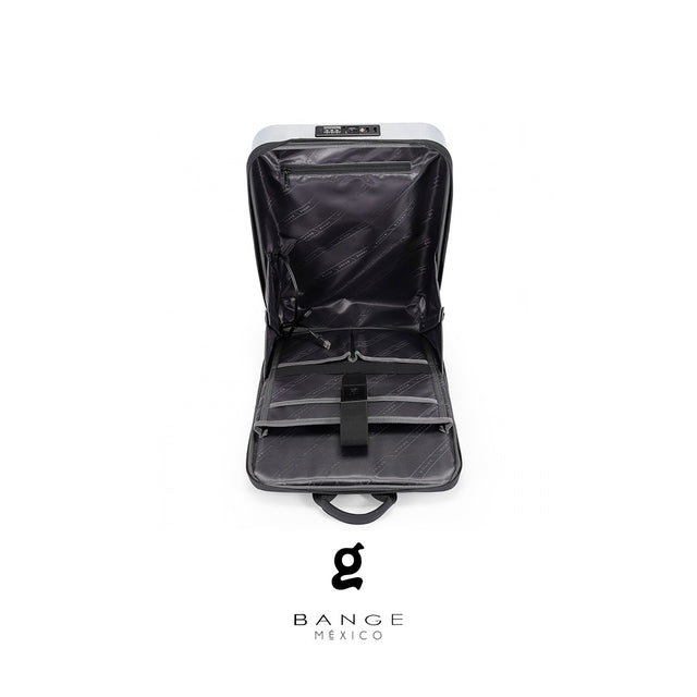 Mochila Futurista Bange BG-2839 | de Tapa Dura y con Candado Antirrobo TSA