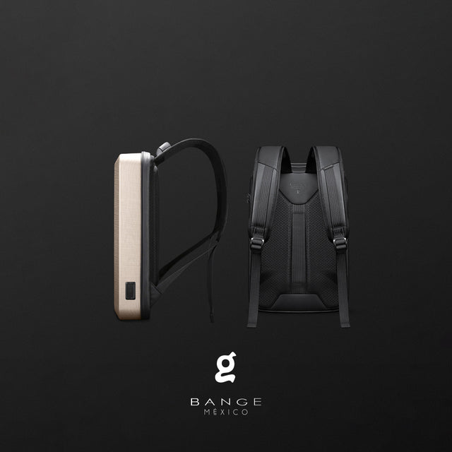 Mochila Futurista Bange BG-2839 | de Tapa Dura y con Candado Antirrobo TSA