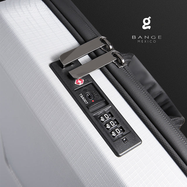 Mochila Futurista Bange BG-2839 | de Tapa Dura y con Candado Antirrobo TSA