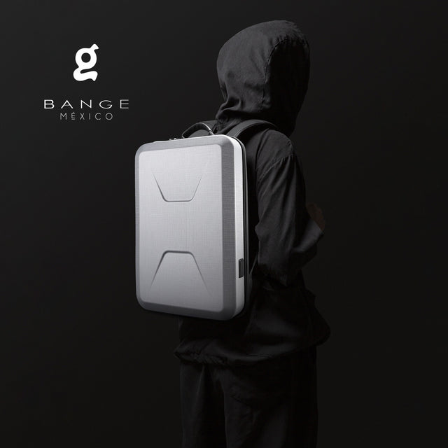 Mochila Futurista Bange BG-2839 | de Tapa Dura y con Candado Antirrobo TSA