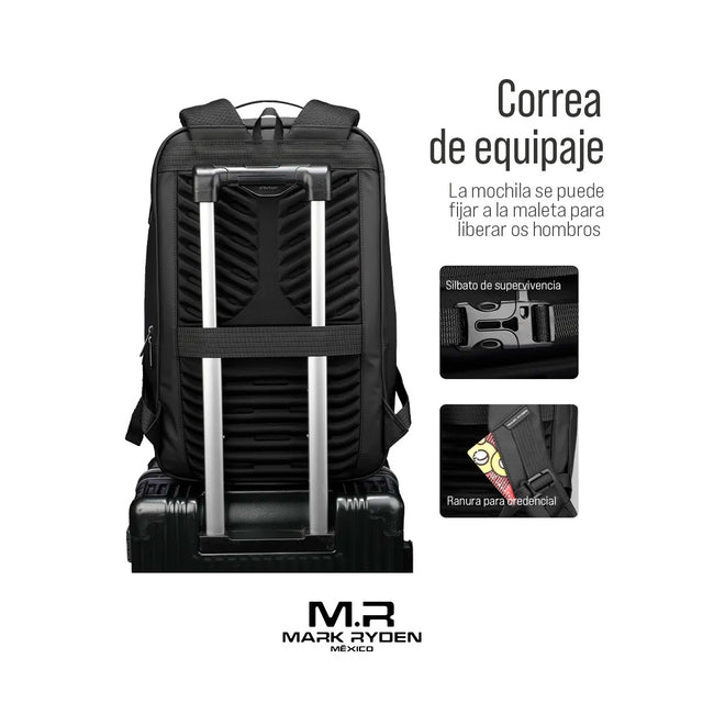 Mochila Multifuncional Mark Ryden MR4076 | Puerto USB Integrado