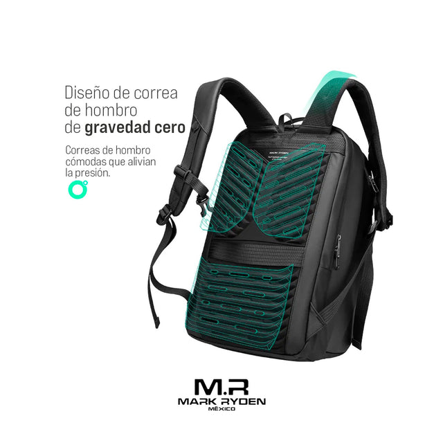 Mochila Multifuncional Mark Ryden MR4076 | Puerto USB Integrado