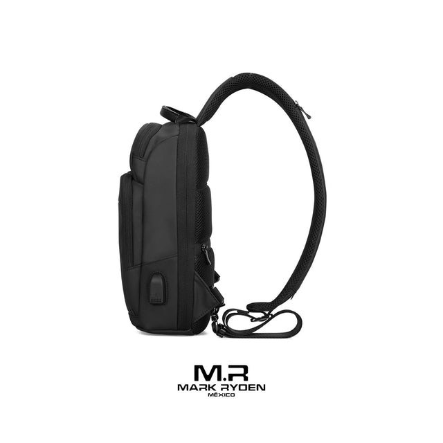 Mochila Escolar Mark Ryden MR7618: Bandolera Ejecutiva con Puerto USB y Diseño Impermeable