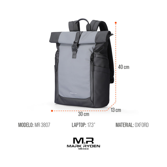 Mochila Expandible Mark Ryden Modelo 3807 | Con Silbato de Emergencia