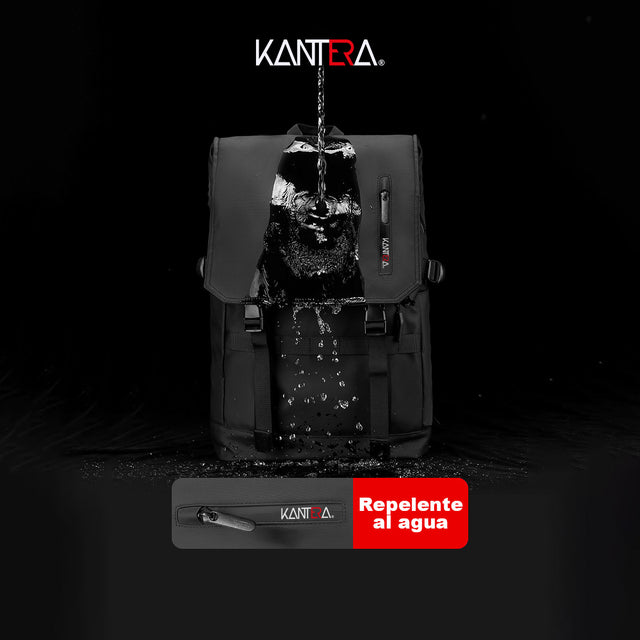 Mochila Ejecutiva Aesthetic con brujula para Laptop 15.6” | Kantera – Impermeable con USB y Protección RFID ER4002