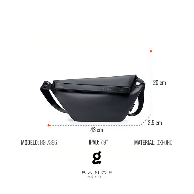 Bandolera para Uso Diario BG-7396 | con Solapa Magnética y Bolsillos Organizadores