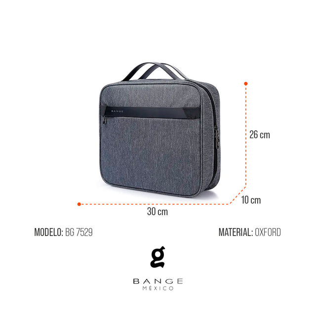 Neceser con Apertura 180° Bange BG-7529 |Bolsillos Impermeables y Gancho para Colgar