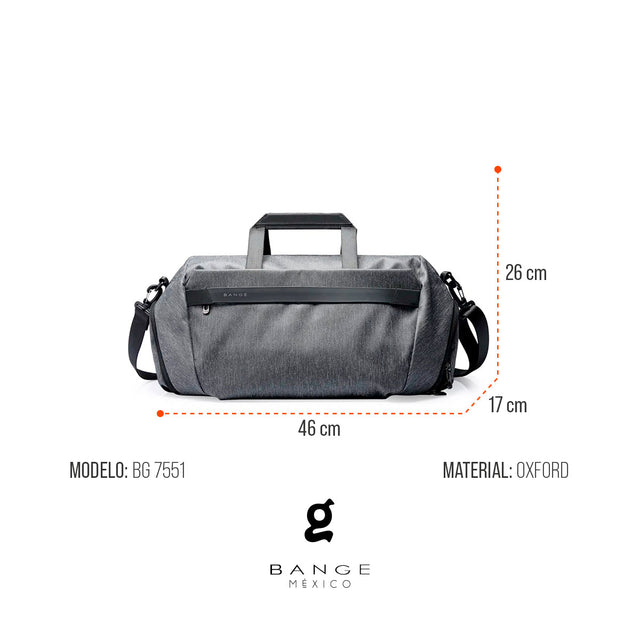 Maleta de viaje Bange BG-7551 | con Compartimento Húmedo y Diseño Repelente al Agua