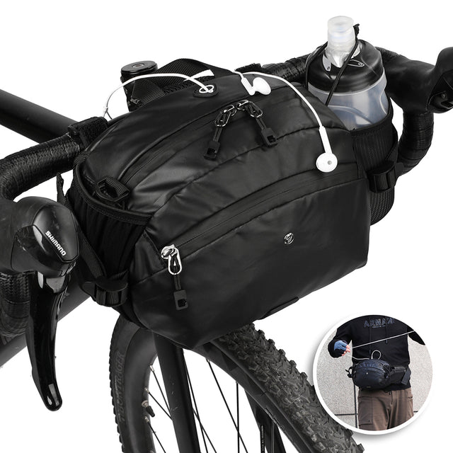 Rhinowalk Bolsa Manubrio Multifuncional Riñonera y Cangurera