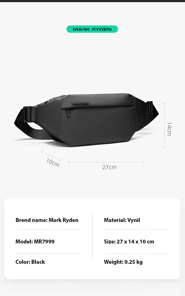 Mochila Bandolera Cruzada Mark Ryden. Estilo casual y espacio para iPad de 7.9″. Modelo 7999
