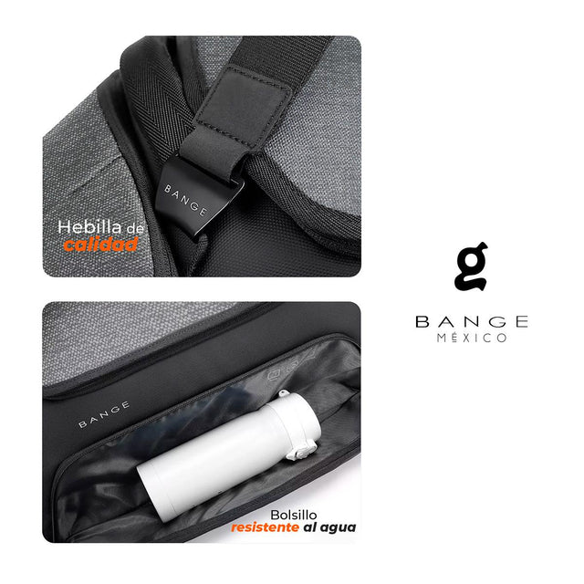 Maleta BANGE. Para Viaje, Gimnasio. Material repelente al agua . Modelo BG-7561