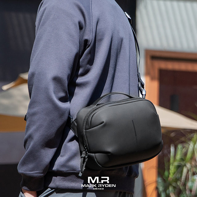 Bolso Bandolera Piel Sintética Impermeable, Minimalista y de Gran Capacidad MR 303