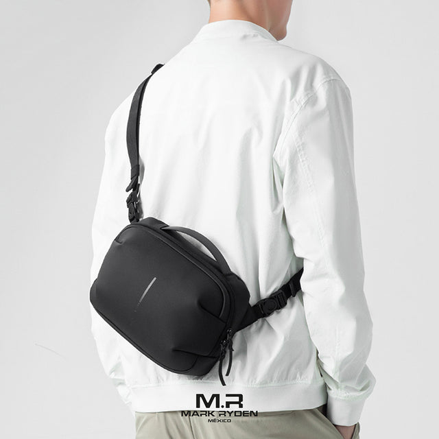 Bolso Bandolera Piel Sintética Impermeable, Minimalista y de Gran Capacidad MR 303