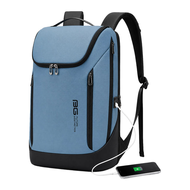 Mochila Ejecutiva para Laptop 15.6” con Puerto USB, Apertura 180° y Gran Capacidad – BG-2517