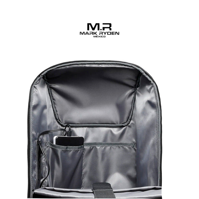 Mochila Antirrobo para Laptop 15.6” Mark Ryden MR9116 | con Puerto USB Tipo C y Candado TSA