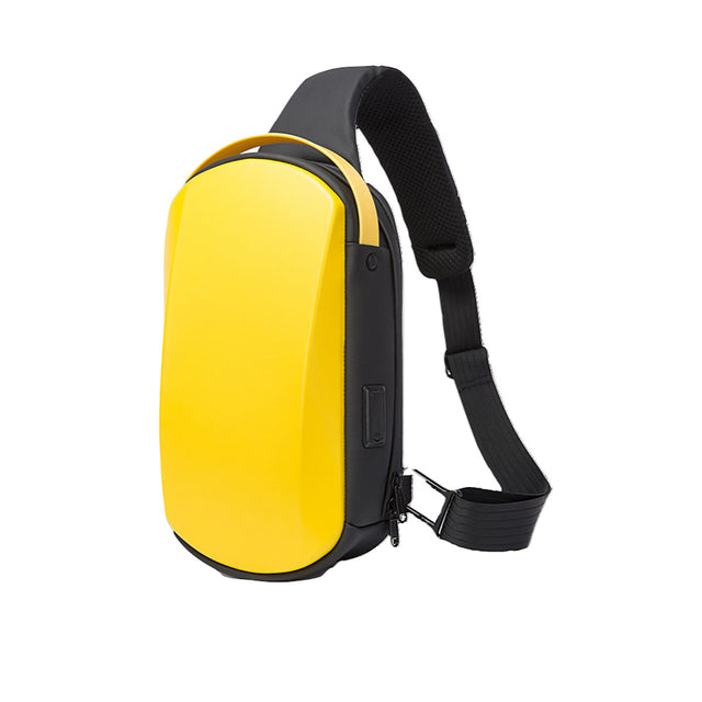 Bandolera Urbana Bange BG-7256 | Tapa Dura y Puerto USB | Estilo Creativo