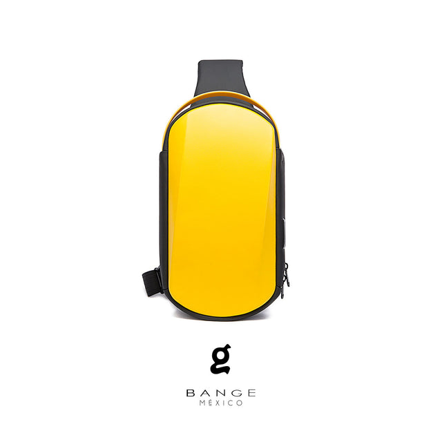 Bandolera Urbana Bange BG-7256 | Tapa Dura y Puerto USB | Estilo Creativo