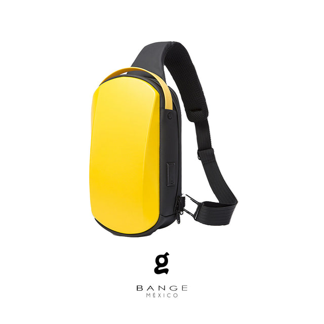 Bandolera Urbana Bange BG-7256 | Tapa Dura y Puerto USB | Estilo Creativo