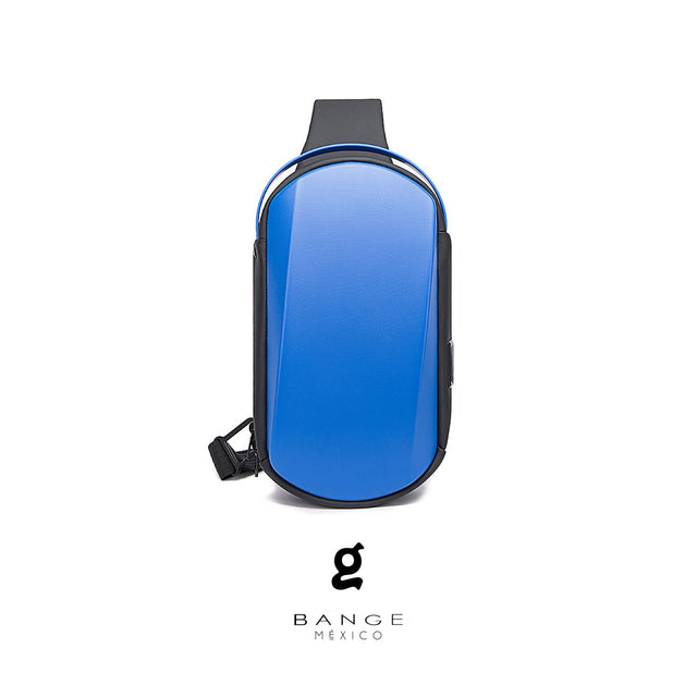 Bandolera Urbana Bange BG-7256 | Tapa Dura y Puerto USB | Estilo Creativo