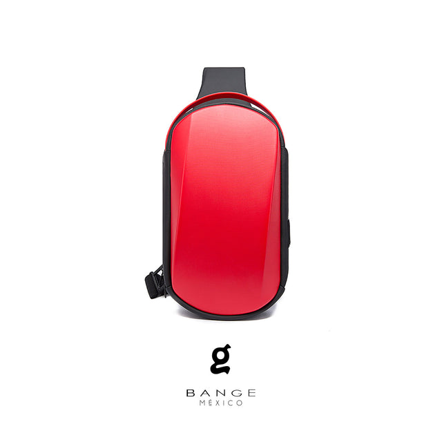Bandolera Urbana Bange BG-7256 | Tapa Dura y Puerto USB | Estilo Creativo