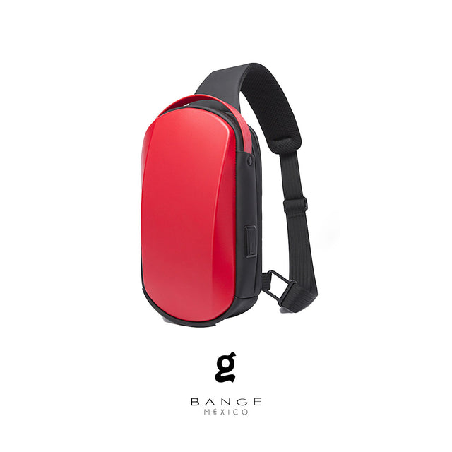 Bandolera Urbana Bange BG-7256 | Tapa Dura y Puerto USB | Estilo Creativo