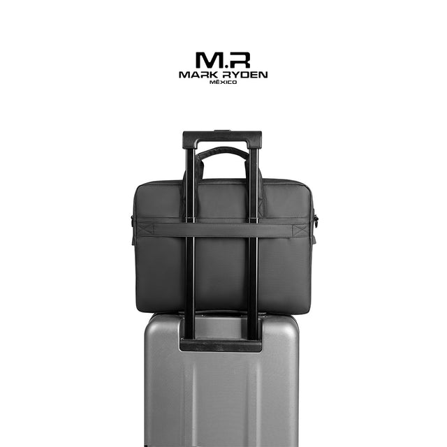 Maletín Moderno para Laptop 15.6” | Expandible, Impermeable y de Estilo Mark Ryden MR 8001D