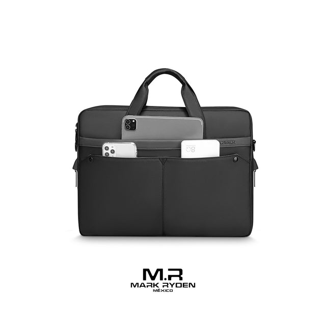 Maletín Moderno para Laptop 15.6” | Expandible, Impermeable y de Estilo Mark Ryden MR 8001D