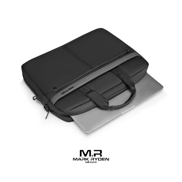 Maletín Moderno para Laptop 15.6” | Expandible, Impermeable y de Estilo Mark Ryden MR 8001D