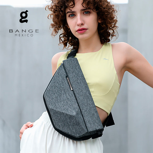 Mochila Cruzada Ligera Bange BG-7502 | con Expansión de 7cm para Tablet de 7.9”