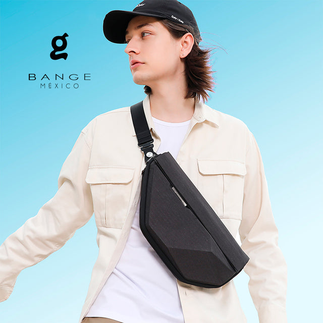 Mochila Cruzada Ligera Bange BG-7502 | con Expansión de 7cm para Tablet de 7.9”
