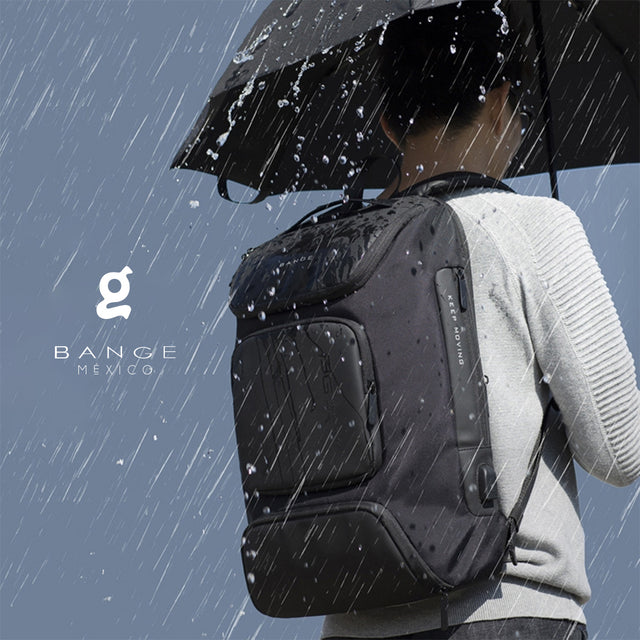 Mochila Bange para Laptop 16” BG-7078 | Repelente al Agua y con Puerto USB Integrado