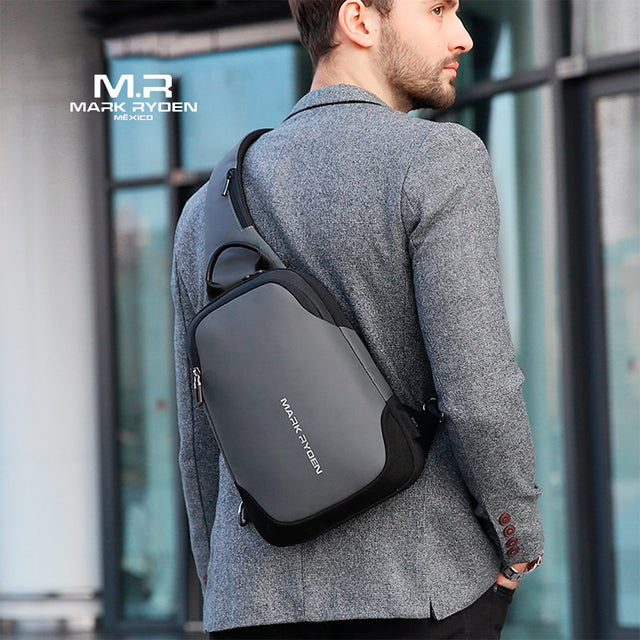 Mochila Cruzada Mark Ryden MR7056 | para Tablet 9.7” y con Puerto USB