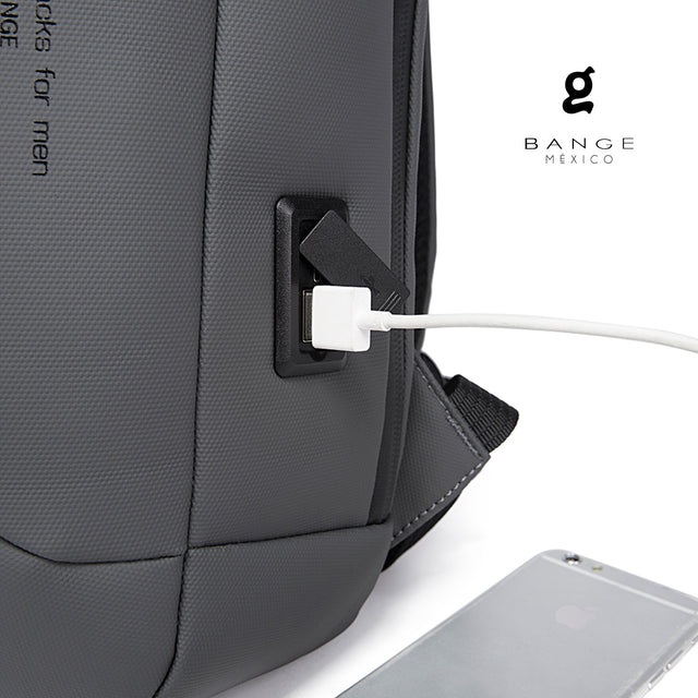 Mochila de Negocios BANGE con candado TSA programable Modelo BG-22188