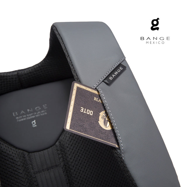 Mochila de Negocios BANGE con candado TSA programable Modelo BG-22188