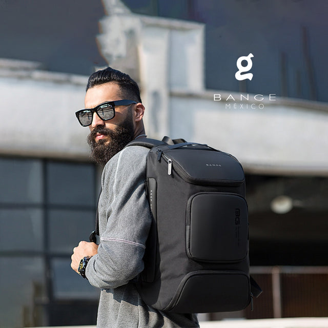 Mochila Bange para Laptop 16” BG-7078 | Repelente al Agua y con Puerto USB Integrado