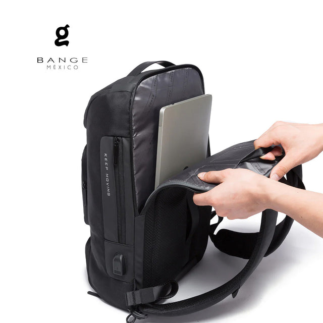 Mochila Bange para Laptop 16” BG-7078 | Repelente al Agua y con Puerto USB Integrado
