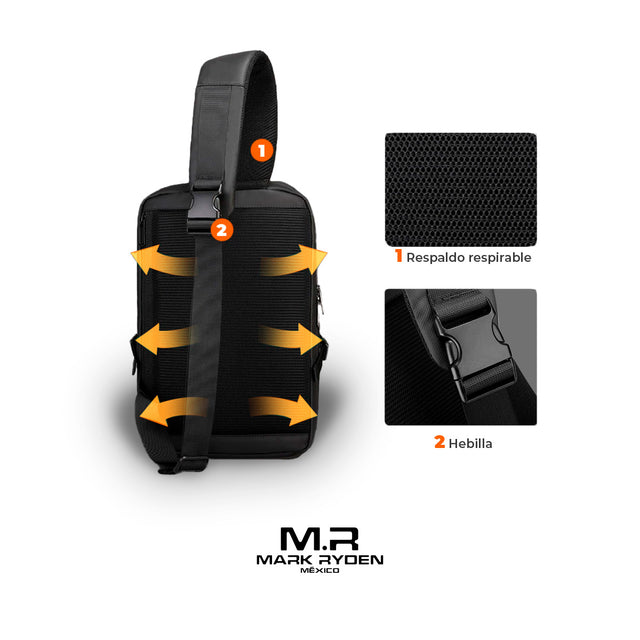 Bandolera Repelente al agua Mark Ryden MR7633 para Laptop 13" | Ligera para Oficina o Ciudad